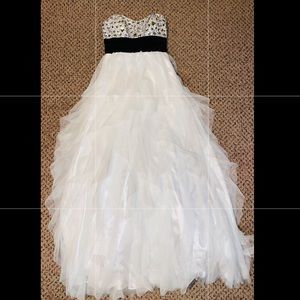 White Beaded Top Dress